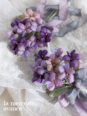 布花　〜スミレのブーケ〜　