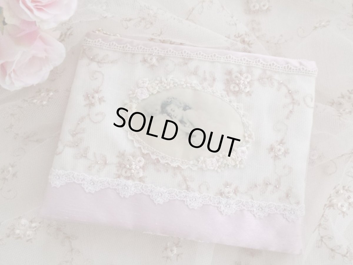 画像1: 天使と女の子のポーチのキット (1)