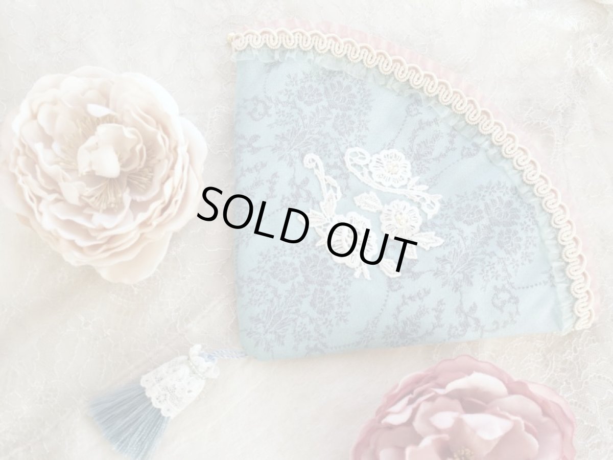 画像4: ヴィクトリアンな扇のポーチのキット (4)