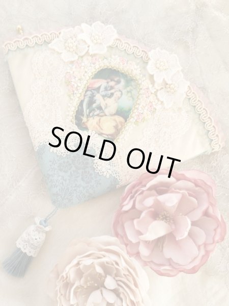 画像3: ヴィクトリアンな扇のポーチのキット (3)