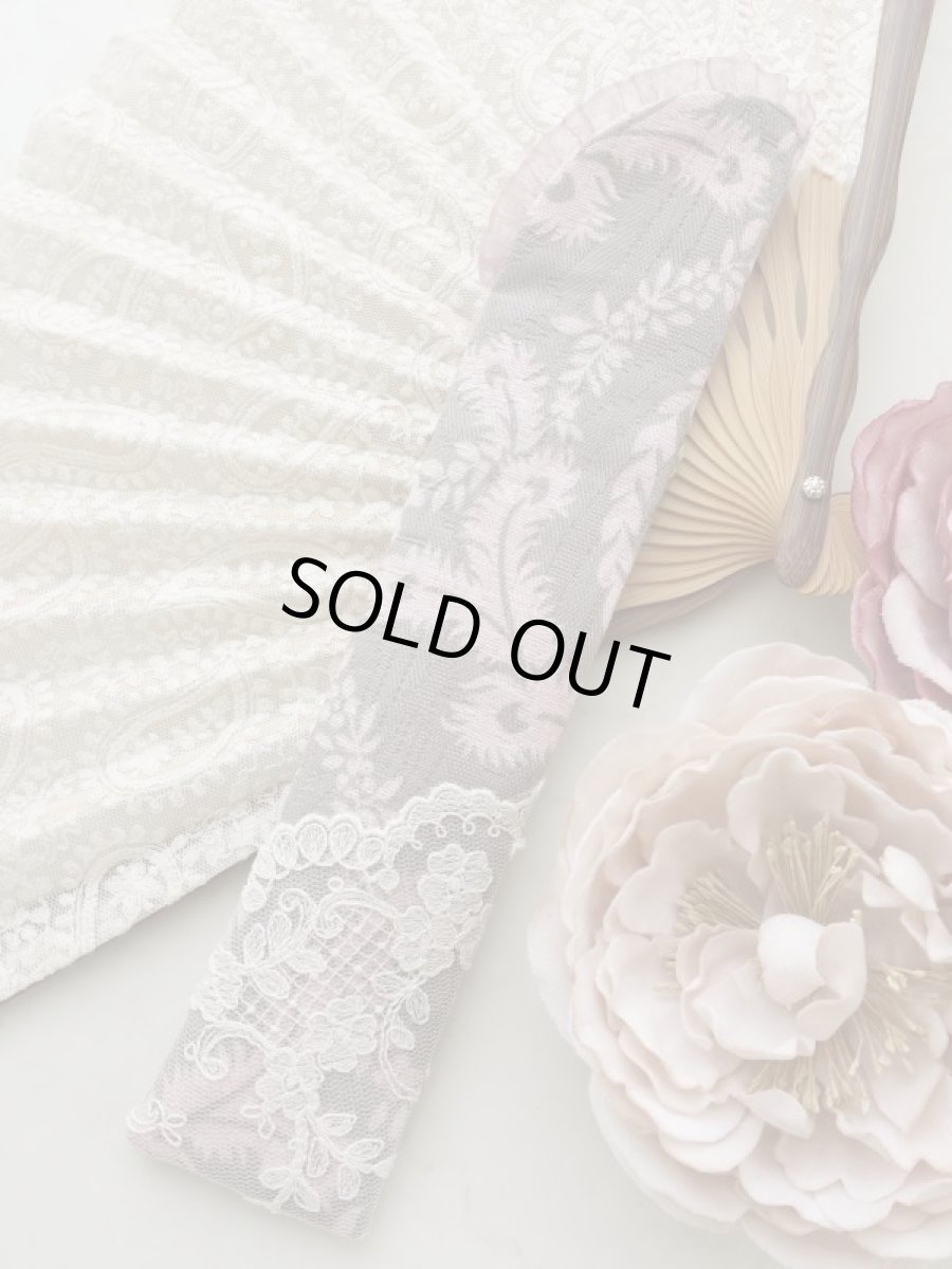 画像2: ヴィクトリアンな扇子ケースのキット (2)