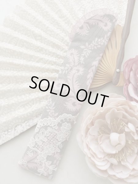 画像2: ヴィクトリアンな扇子ケースのキット (2)