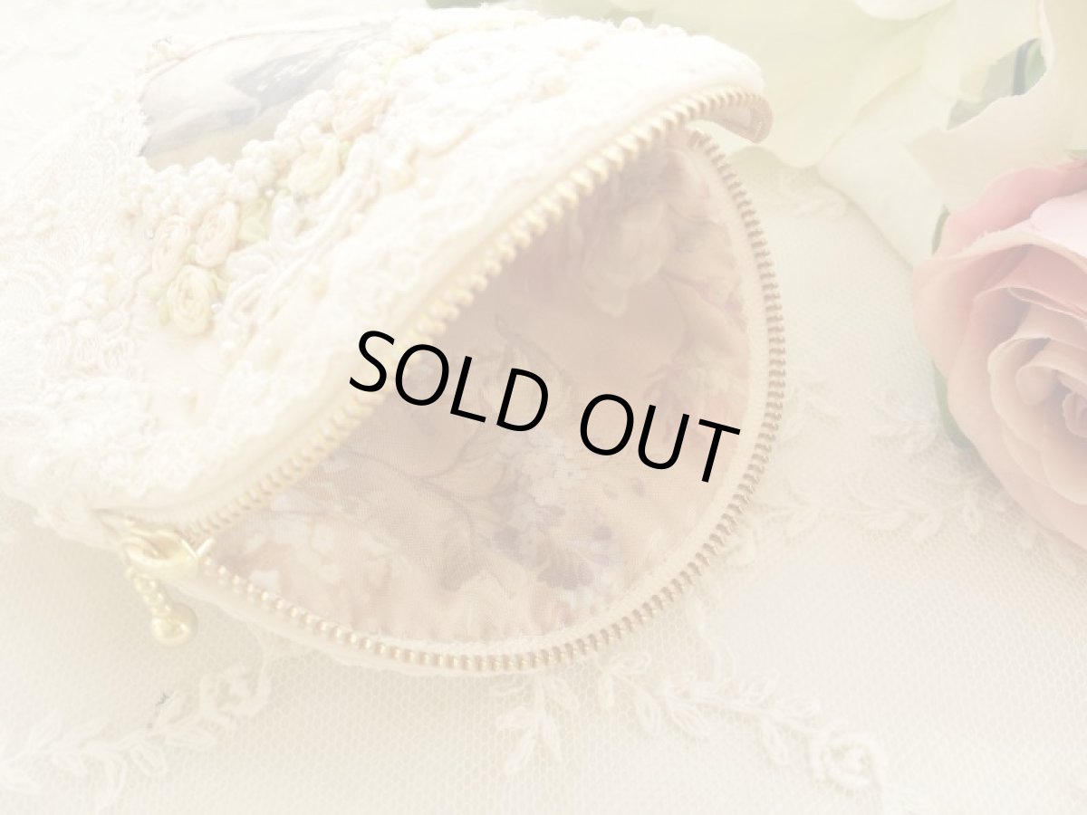 画像3: 【キットの完成品】ヴィクトリアンなまあるいポーチ (3)