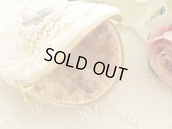 画像3: 【キットの完成品】ヴィクトリアンなまあるいポーチ (3)