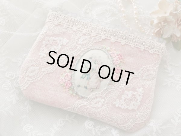 画像2: ツィード生地のポーチのキット (2)