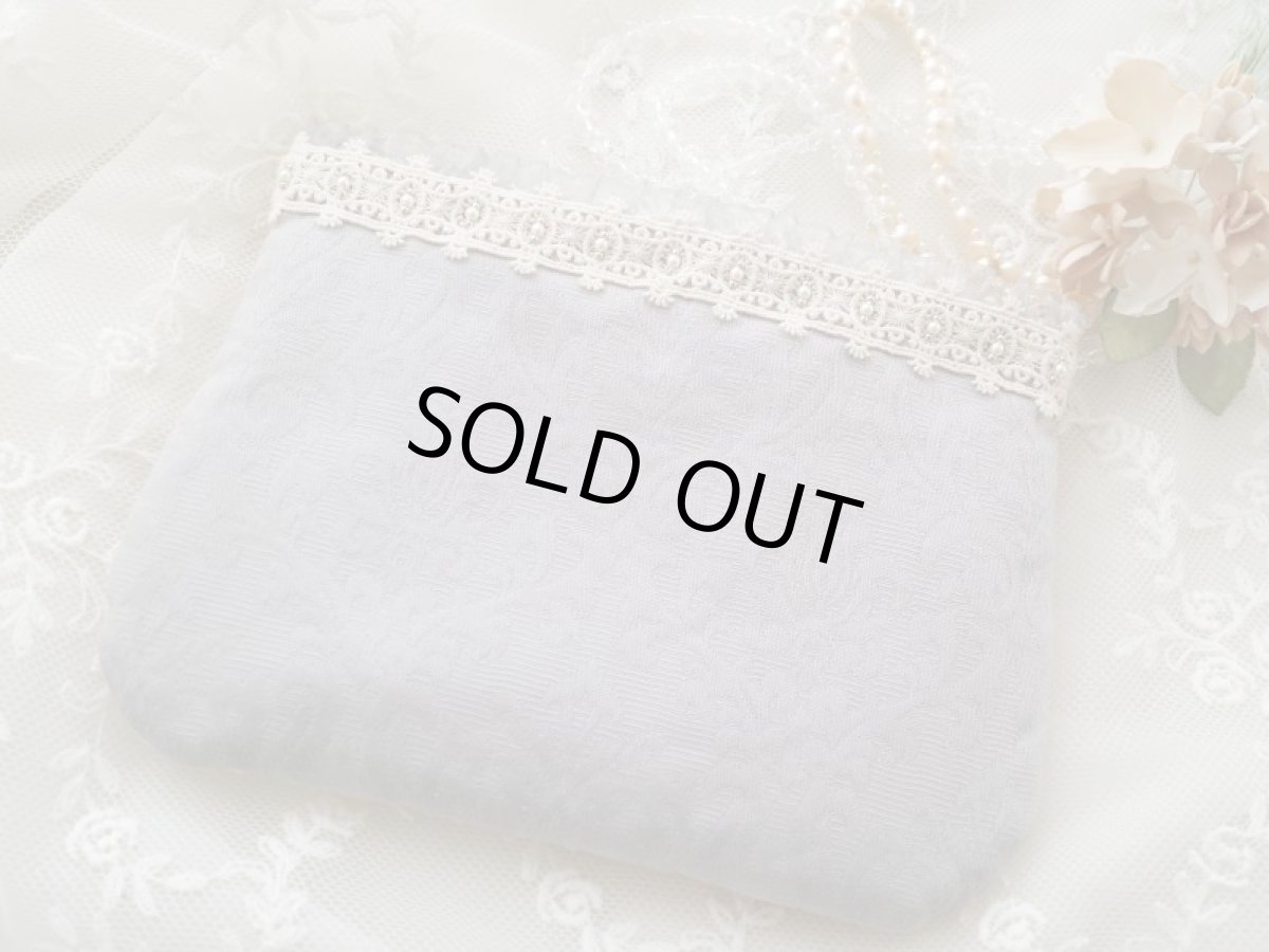 画像5: ツィード生地のポーチのキット (5)