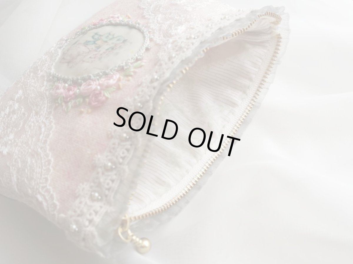 画像3: ツィード生地のポーチのキット (3)