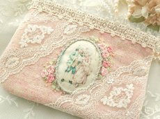 画像1: ツィード生地のポーチのキット (1)