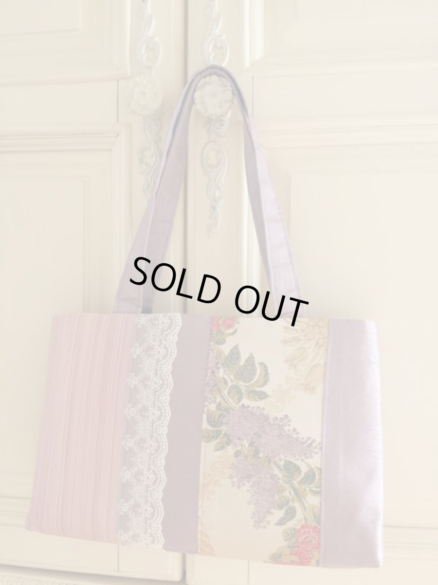 画像2: リオン織物生地のバック完成品 (akiko) (2)