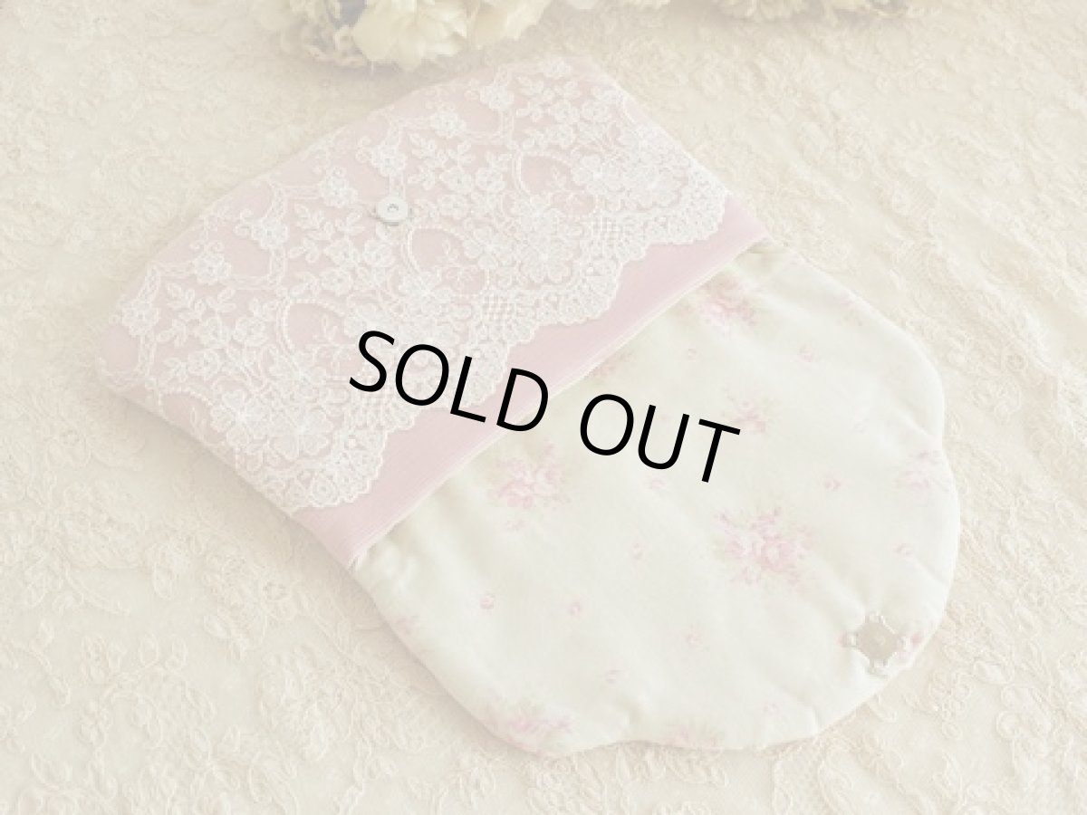 画像3: ピンクのリボンのポーチのキット (3)