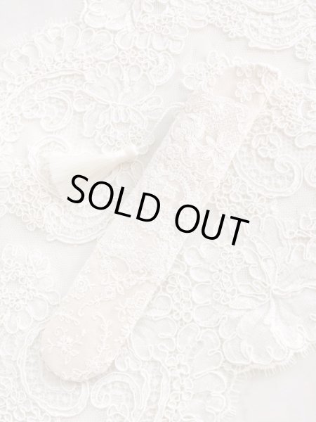 画像3: リボン刺繍のジュエリーのような扇子ケース完成品 (akiko) (3)