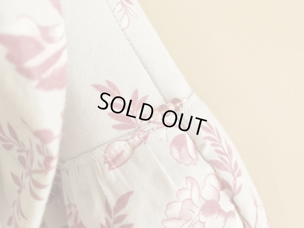 画像4: ビーズ付きふんわりリボンのバッグ（オリエンタル）完成品 (akiko) (4)