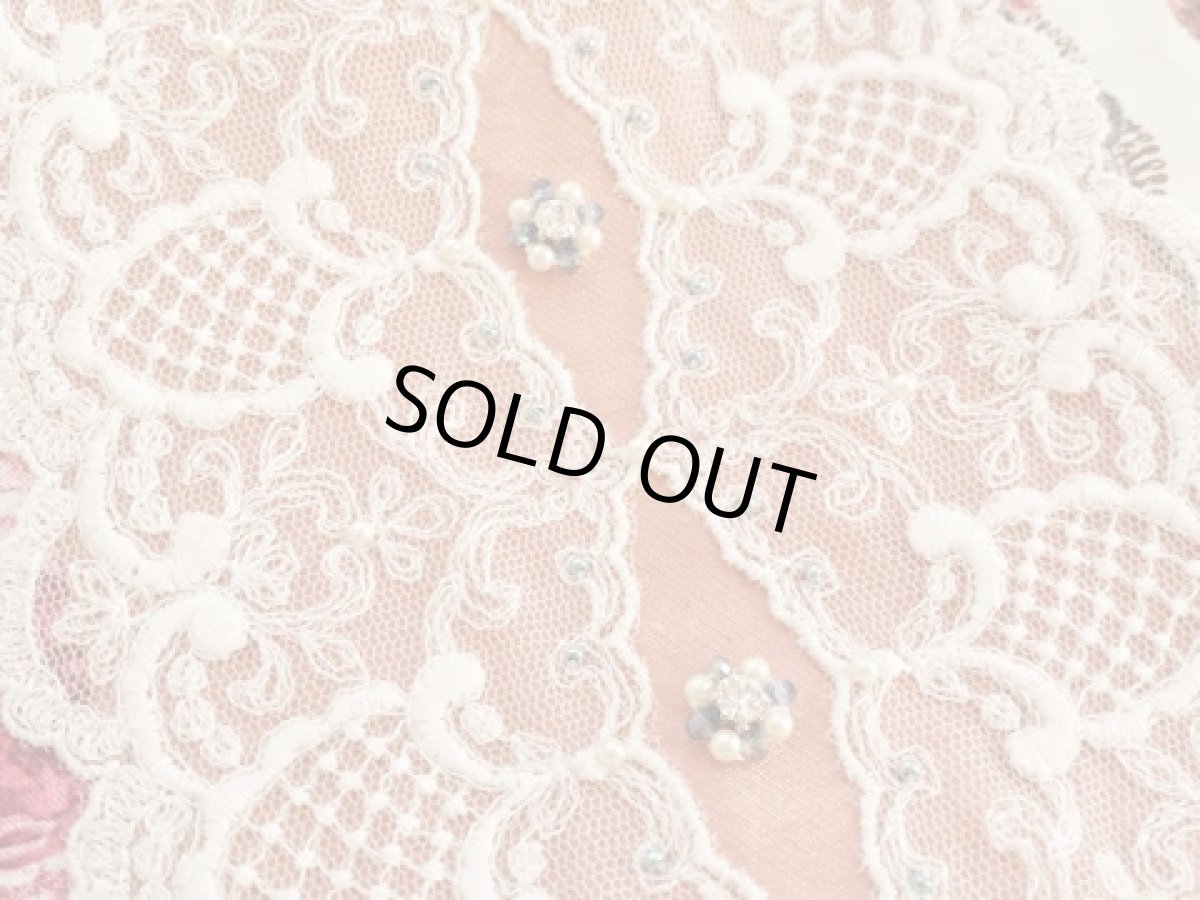 画像4: ヴィクトリアンな転写柄のバッグ完成品 (akiko) (4)