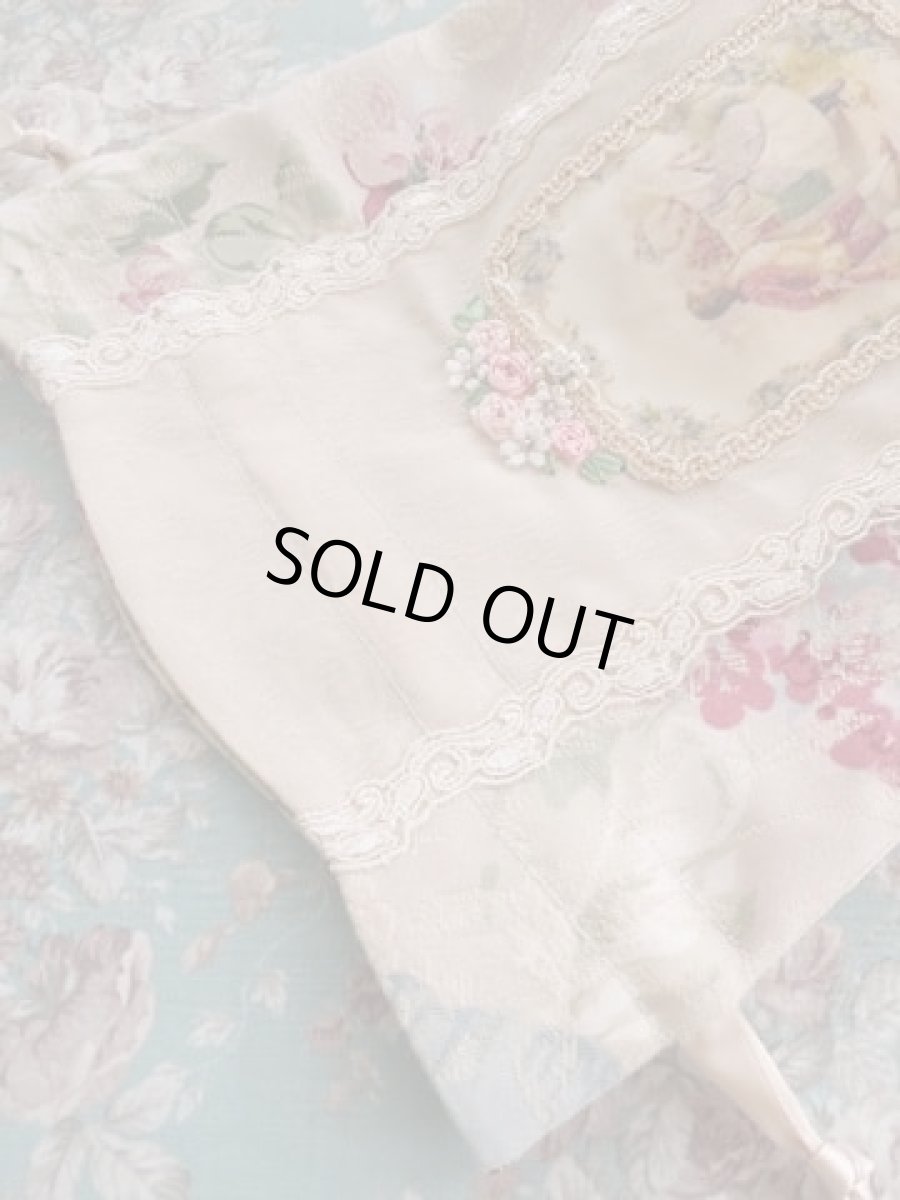 画像2: ヴィクトリアンな巾着のキット (2)