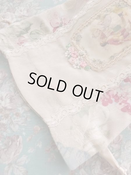 画像2: ヴィクトリアンな巾着のキット (2)