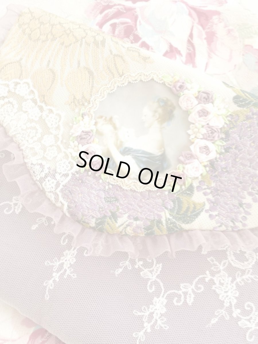 画像1: リヨン織物生地のポーチ完成品 (akiko) (1)