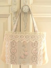 画像4: 黄色い薔薇の少女のバッグ完成品 (akiko) (4)