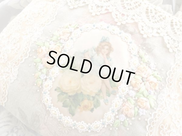 画像2: 黄色い薔薇の少女のバッグ完成品 (akiko) (2)