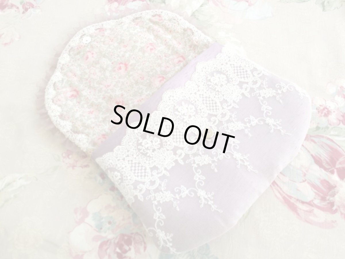 画像3: リヨン織物生地のポーチ完成品 (akiko) (3)