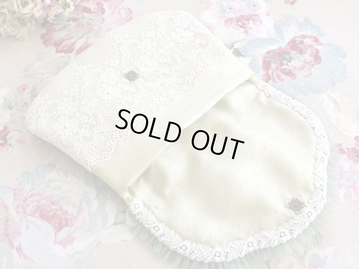 画像4: リヨン織物生地のポーチ完成品 (akiko) (4)