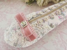 画像3: ヴィクトリアンなシューズポーチ完成品 (akiko) (3)