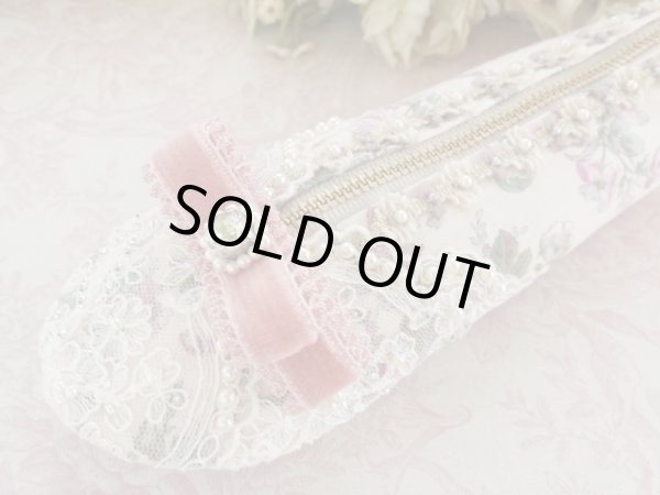 画像3: ヴィクトリアンなシューズポーチ完成品 (akiko) (3)