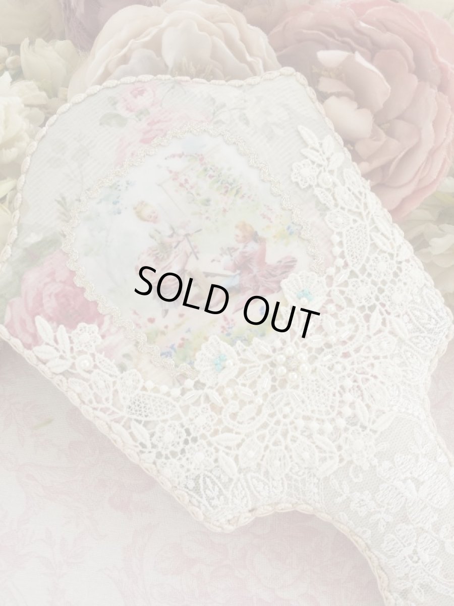 画像1: ヴィクトリアンなミラー完成品 (akiko) (1)