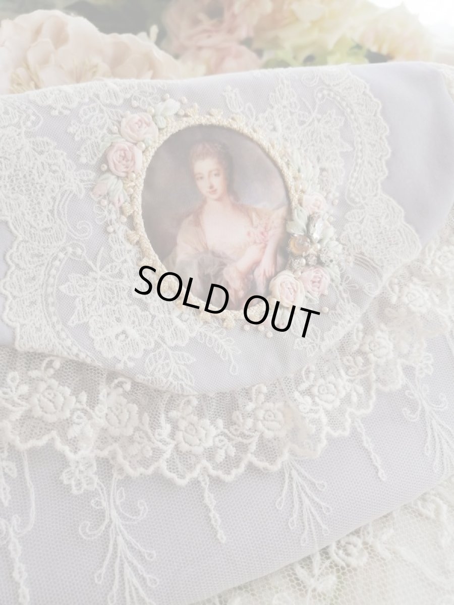 画像2: ポンパドール婦人のポーチ完成品　 (akiko) (2)