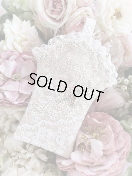 画像2: キラキラビジューのバスケット型ポーチ完成品  Ⅽ (akiko) (2)