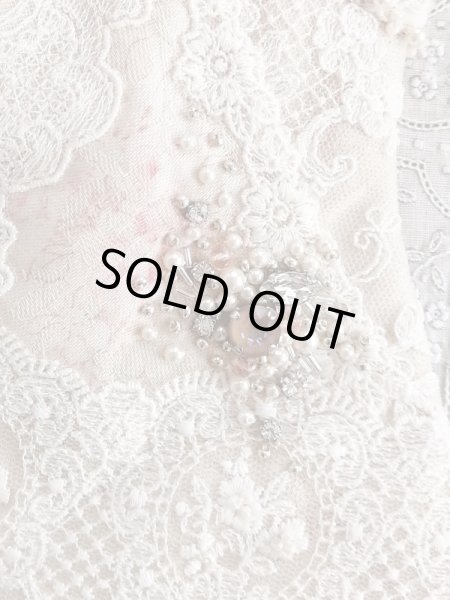 画像3: キラキラビジューのバスケット型ポーチ完成品  A (akiko) (3)