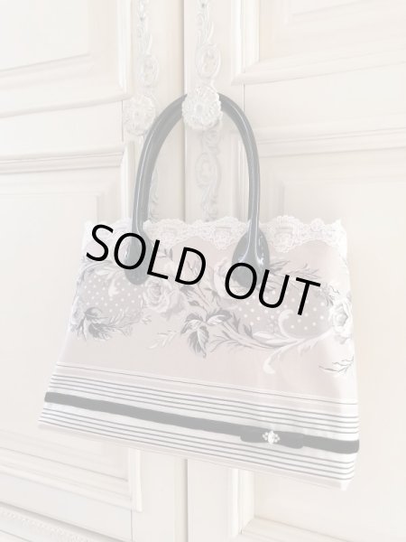 画像2: エナメル持ち手の大人バッグ完成品　A (akiko) (2)