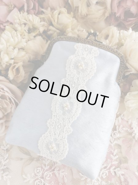 画像3: 猫を抱いた女の子のポーチ完成品　 (akiko) (3)