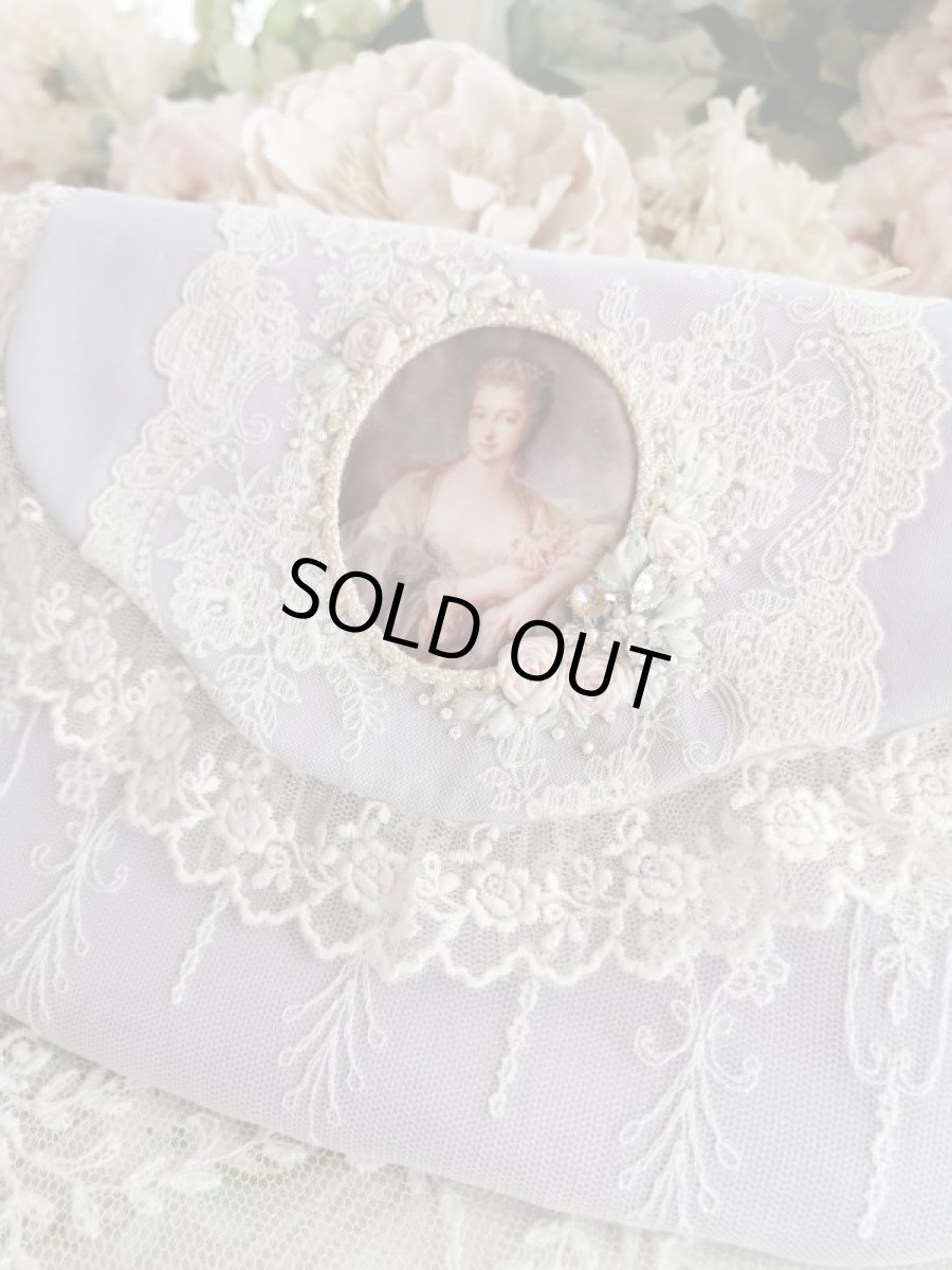 画像1: ポンパドール婦人のポーチ完成品　 (akiko) (1)