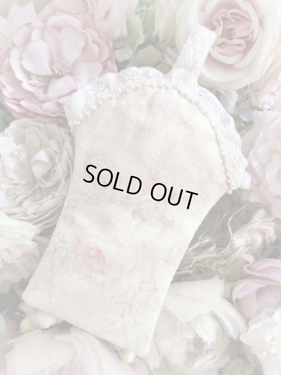 画像4: キラキラビジューのバスケット型ポーチ完成品  A (akiko) (4)