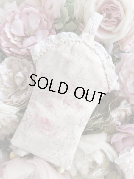 画像4: キラキラビジューのバスケット型ポーチ完成品  A (akiko) (4)