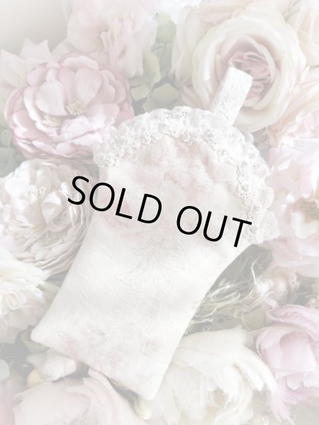 画像3: キラキラビジューのバスケット型ポーチ完成品  Ⅽ (akiko) (3)