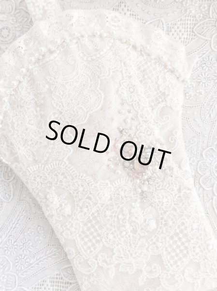 画像5: キラキラビジューのバスケット型ポーチ完成品  A (akiko) (5)