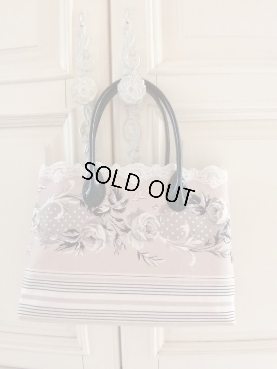 画像4: エナメル持ち手の大人バッグ完成品　A (akiko) (4)