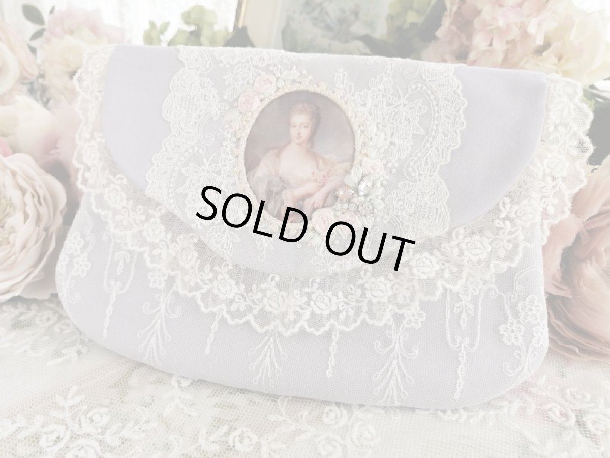 画像3: ポンパドール婦人のポーチ完成品　 (akiko) (3)