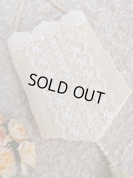 画像4: 綿モアレ生地のプチバック　完成品   (akiko) (4)