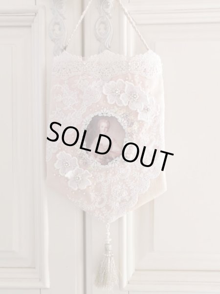 画像6: 綿モアレ生地のプチバック　完成品   (akiko) (6)