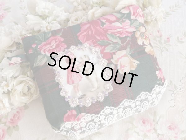 画像2: ベアーと女の子ポーチ完成品   (akiko) (2)