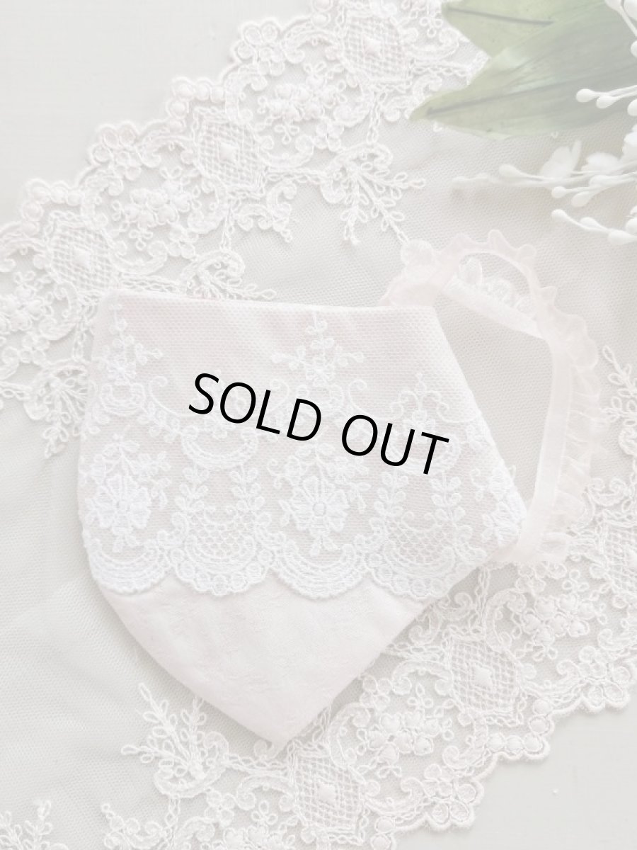 画像2: エレガントなマスクとマスクケースのキット　 (2)