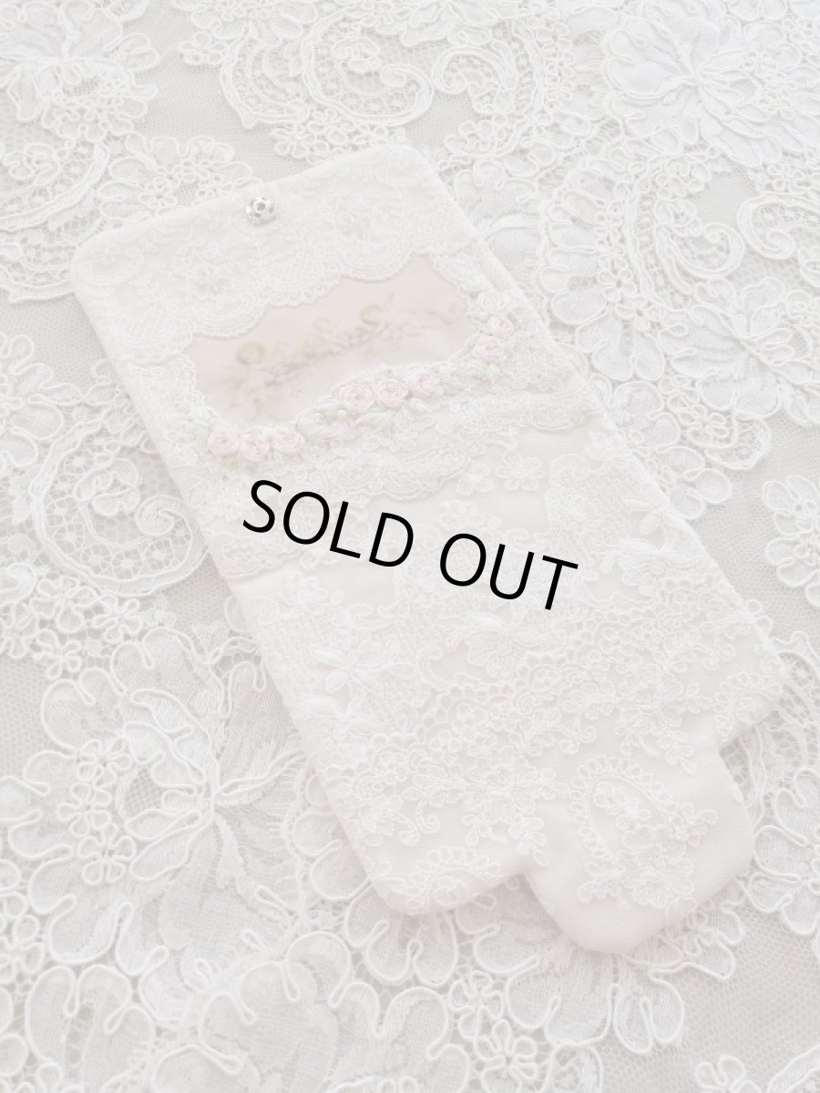 画像5: キラキラビジューのマスクとマスクケースＡ　完成品   (akiko) (5)