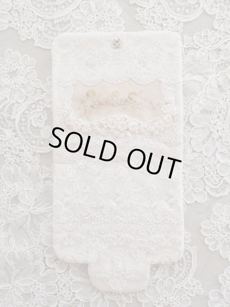 画像6: キラキラビジューのマスクとマスクケースＡ　完成品   (akiko) (6)