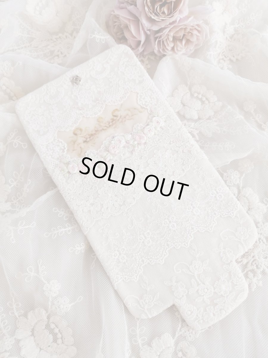 画像4: キラキラビジューのマスクとマスクケースC　完成品   (akiko) (4)