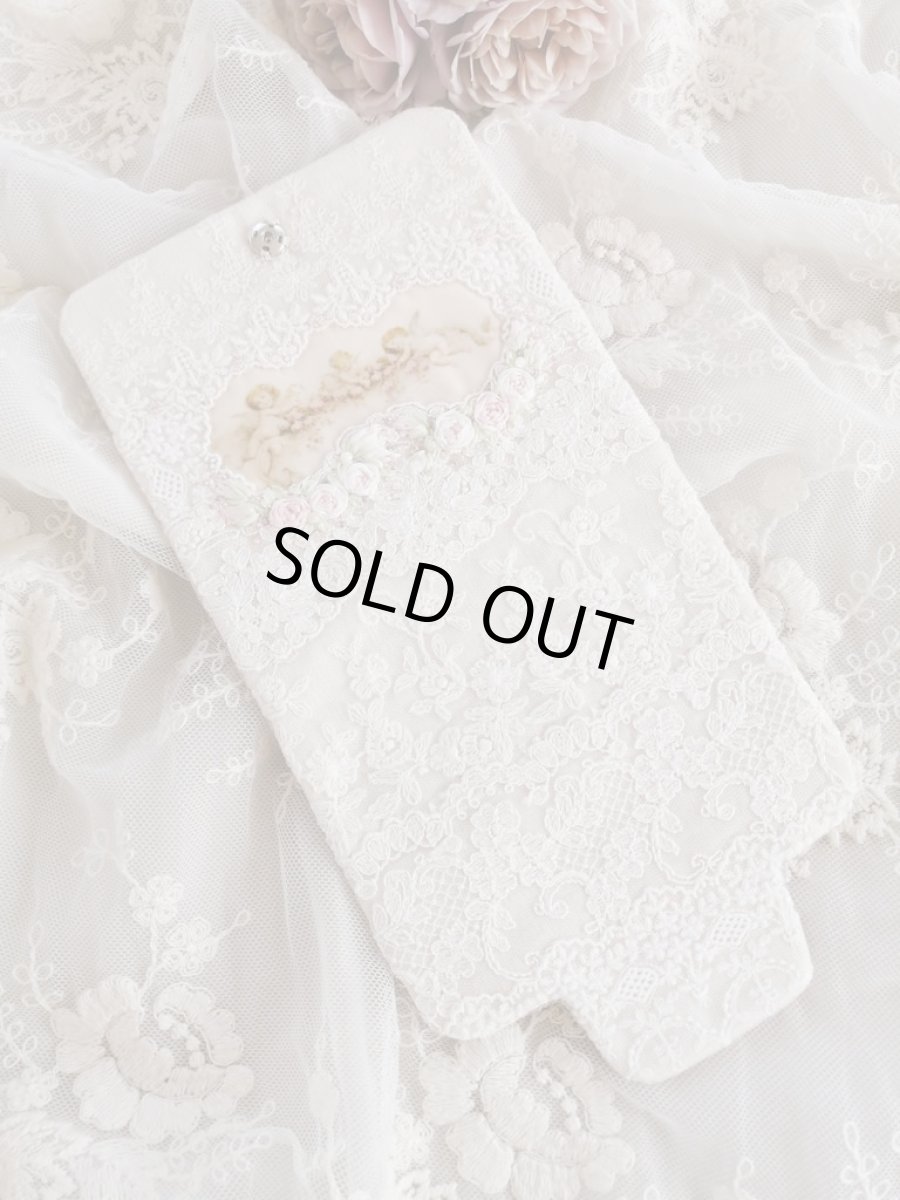 画像4: キラキラビジューのマスクとマスクケースD　完成品   (akiko) (4)