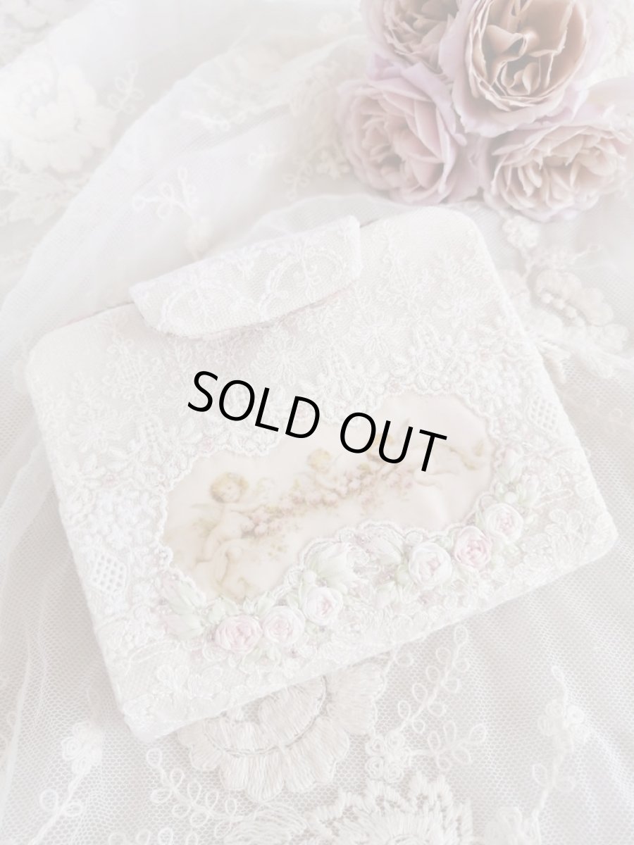 画像3: キラキラビジューのマスクとマスクケースD　完成品   (akiko) (3)