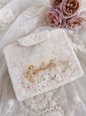 画像3: キラキラビジューのマスクとマスクケースD　完成品   (akiko) (3)