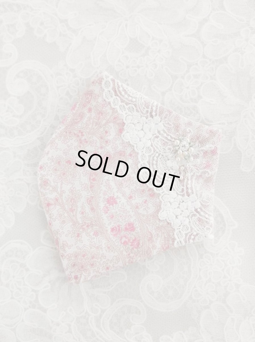 画像3: キラキラビジューのマスクA　完成品   (akiko) (3)